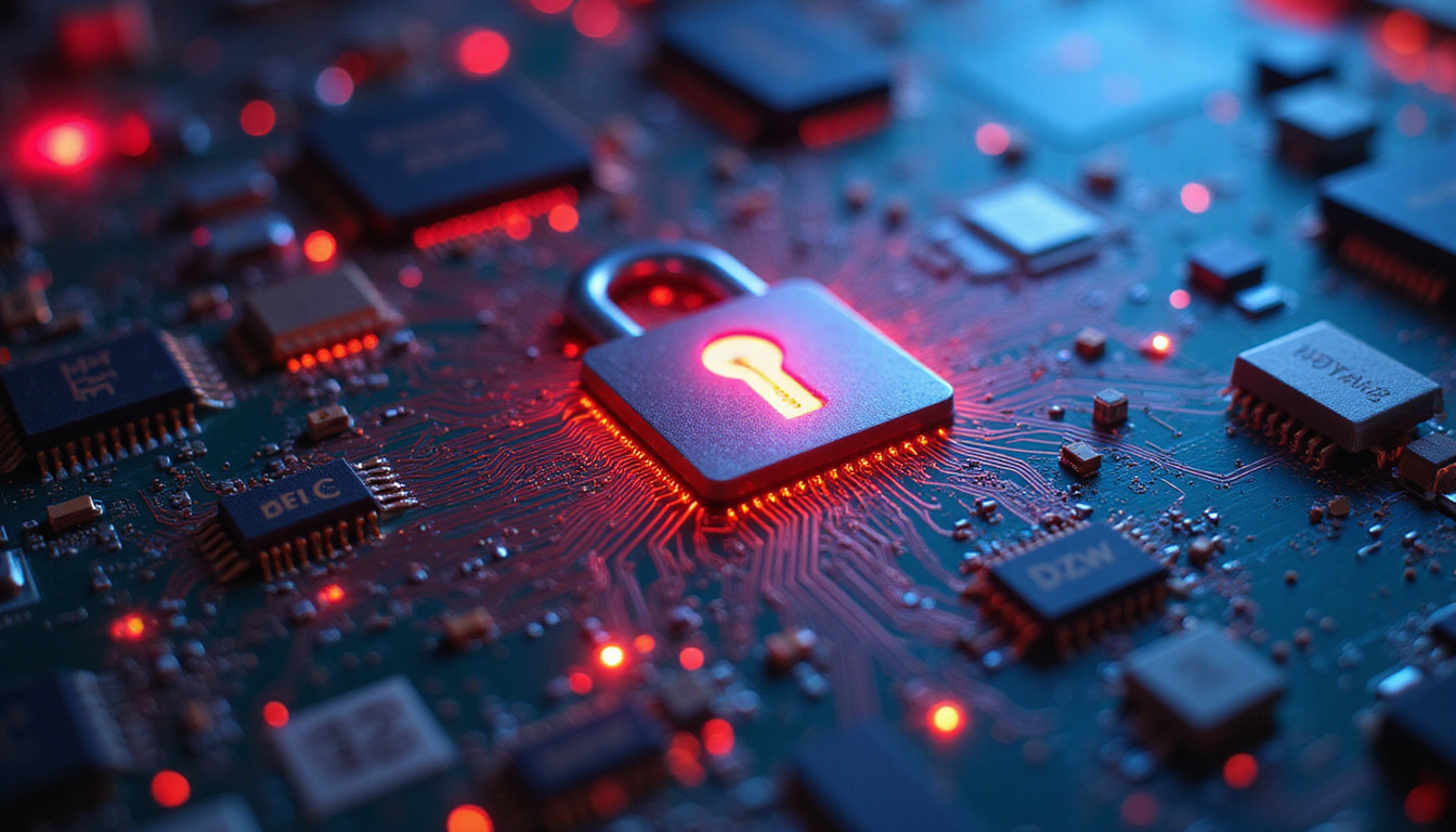Hidden motherboard circuit forming a lock, beams of light disabling stolen device instantly