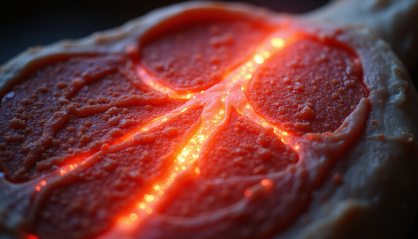 Close-up muscle cross-section glowing, arrows indicating preserved fibers, macros, sleep, hydration symbols