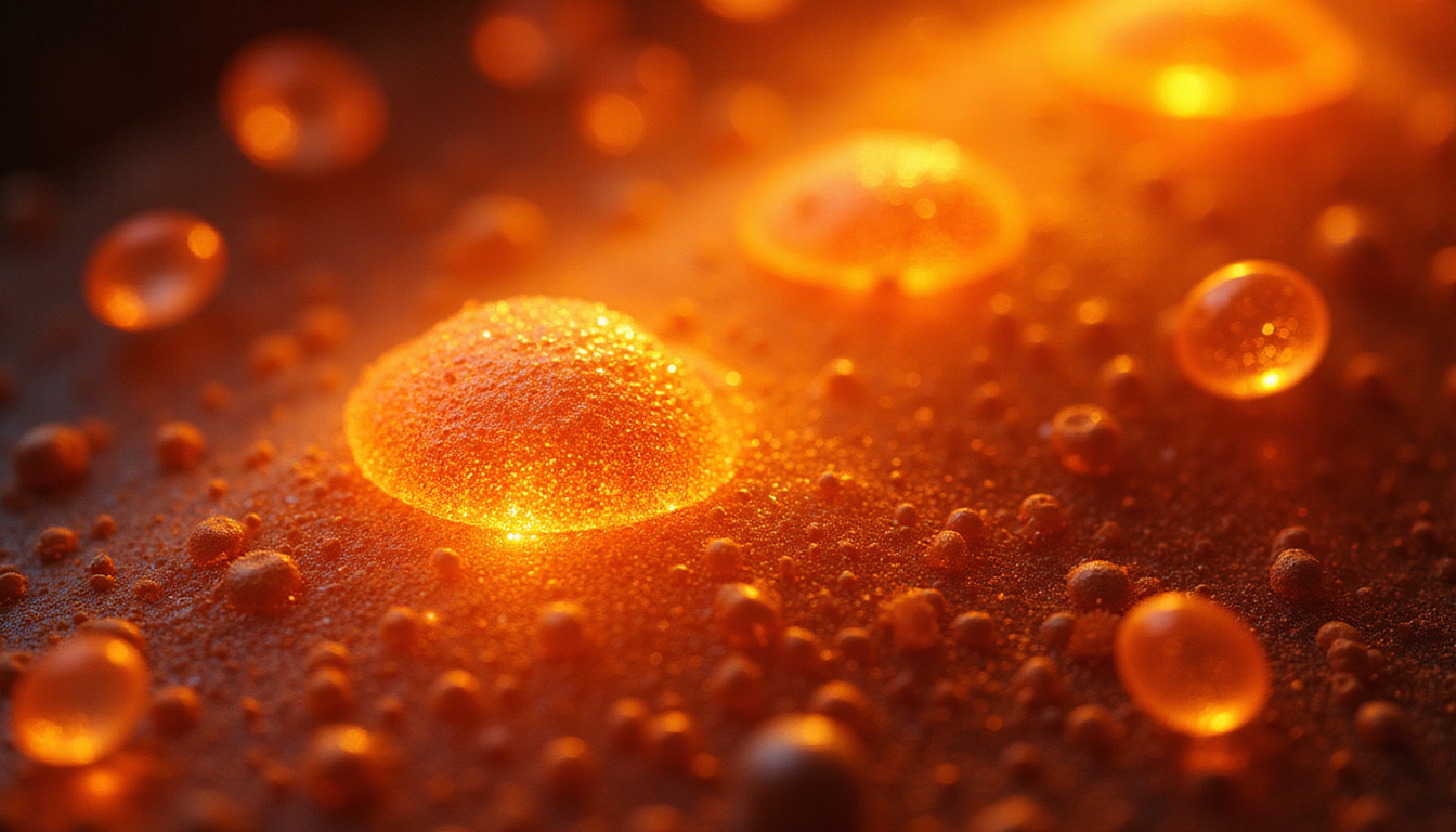  Close-up of glowing laser stimulating cells, accelerated tissue regeneration visualized in warm golden light