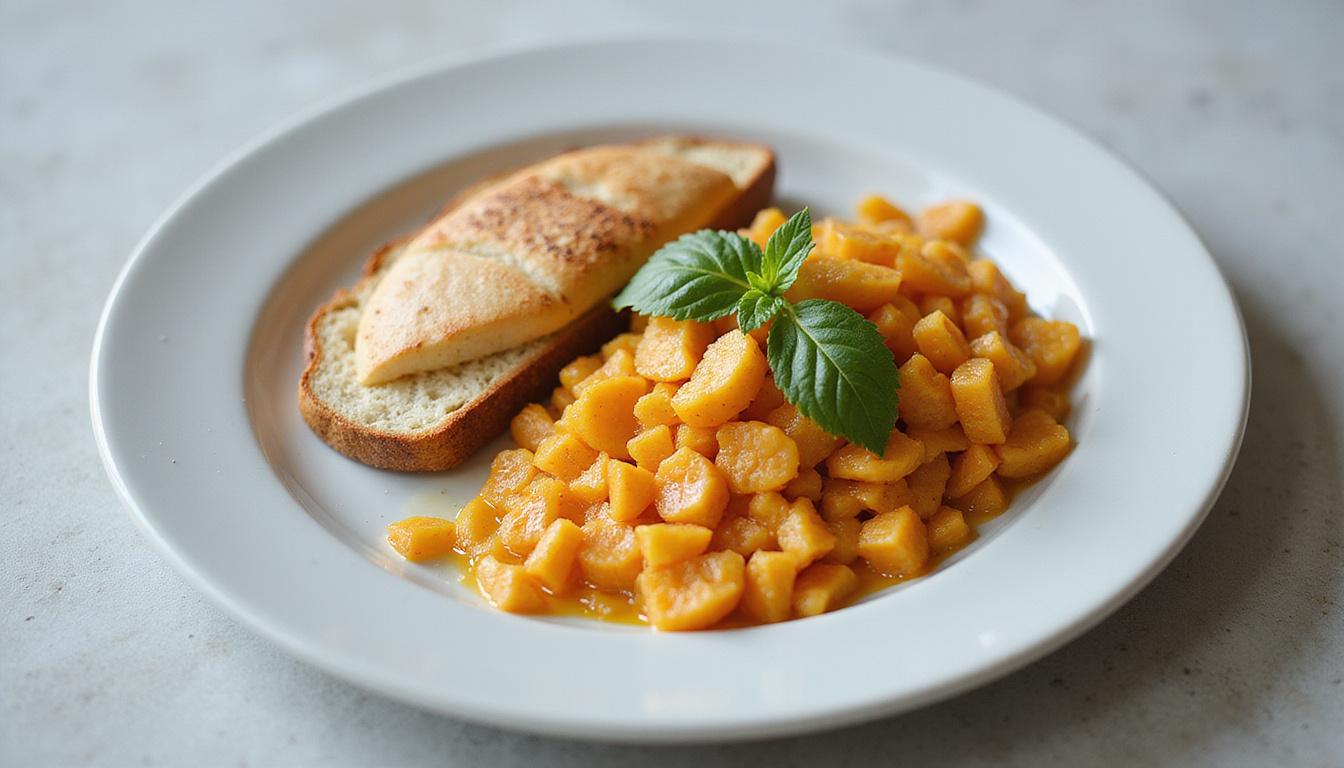  Close-up contrast: high-fat keto plate and moderate-carb plate, melting fat icons, glowing energy battery