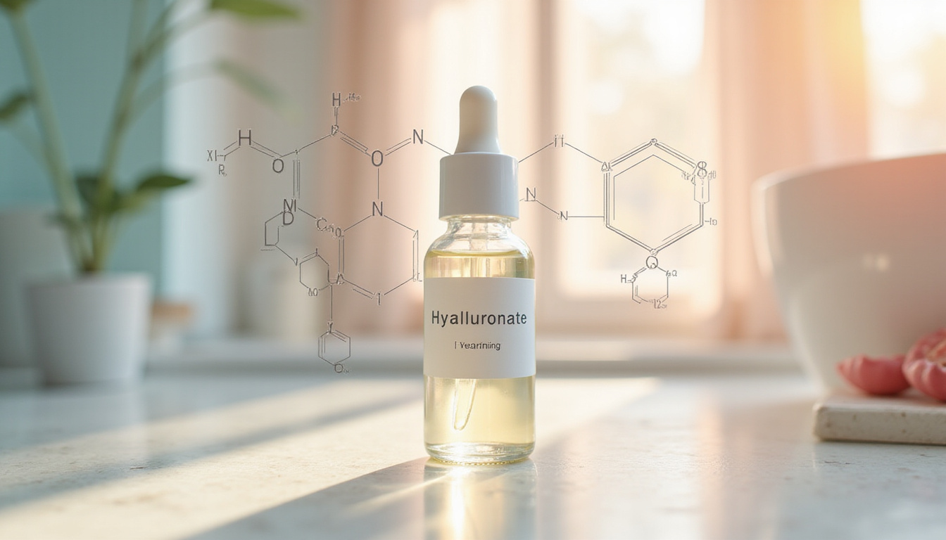  Glass serum bottle labeled 