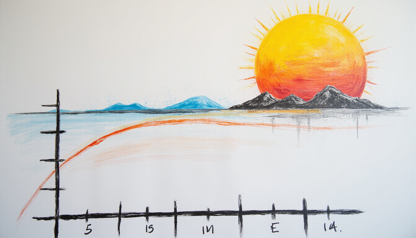  Coach marking periodization timeline on whiteboard, paddle, court blueprint, sunrise peak silhouette