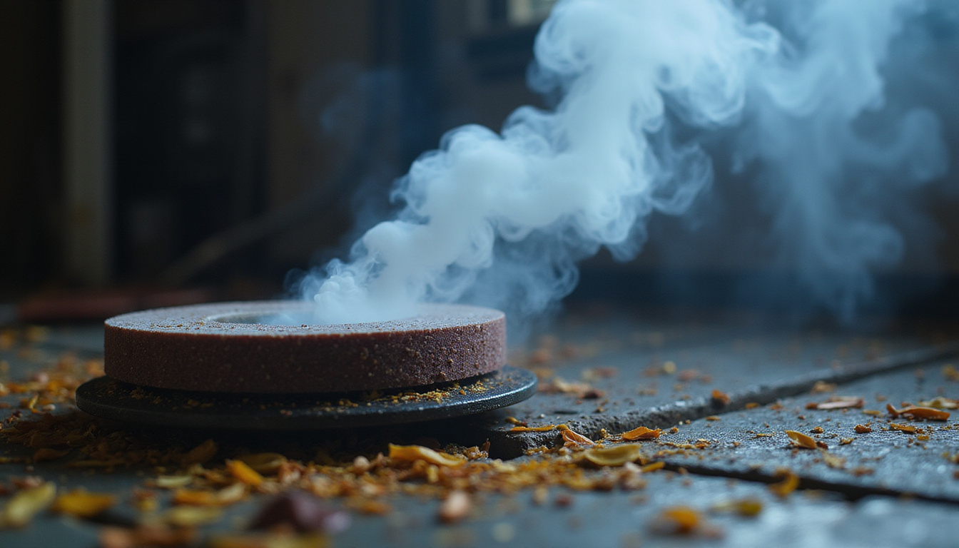 Cryptic warning signs: thin pad measurement, smoke, hidden rust behind caliper, whispering garage light