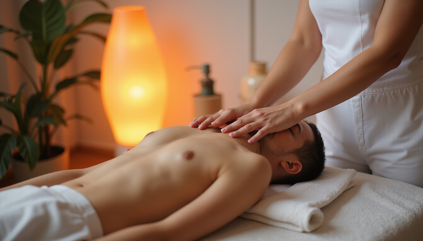  Gentle wellness scene: acupuncturist