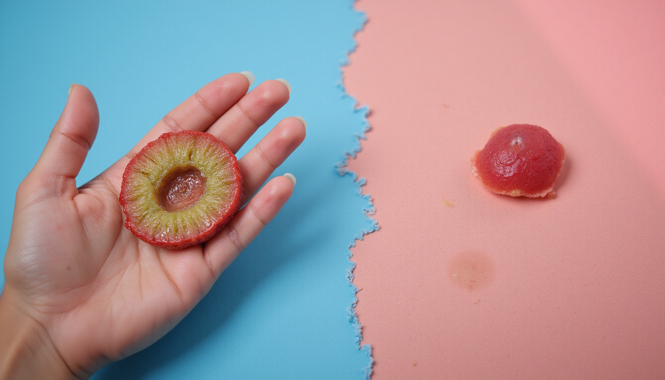  Split scene patient relief and rehabilitation contrasted with small infection risk and swelling closeup