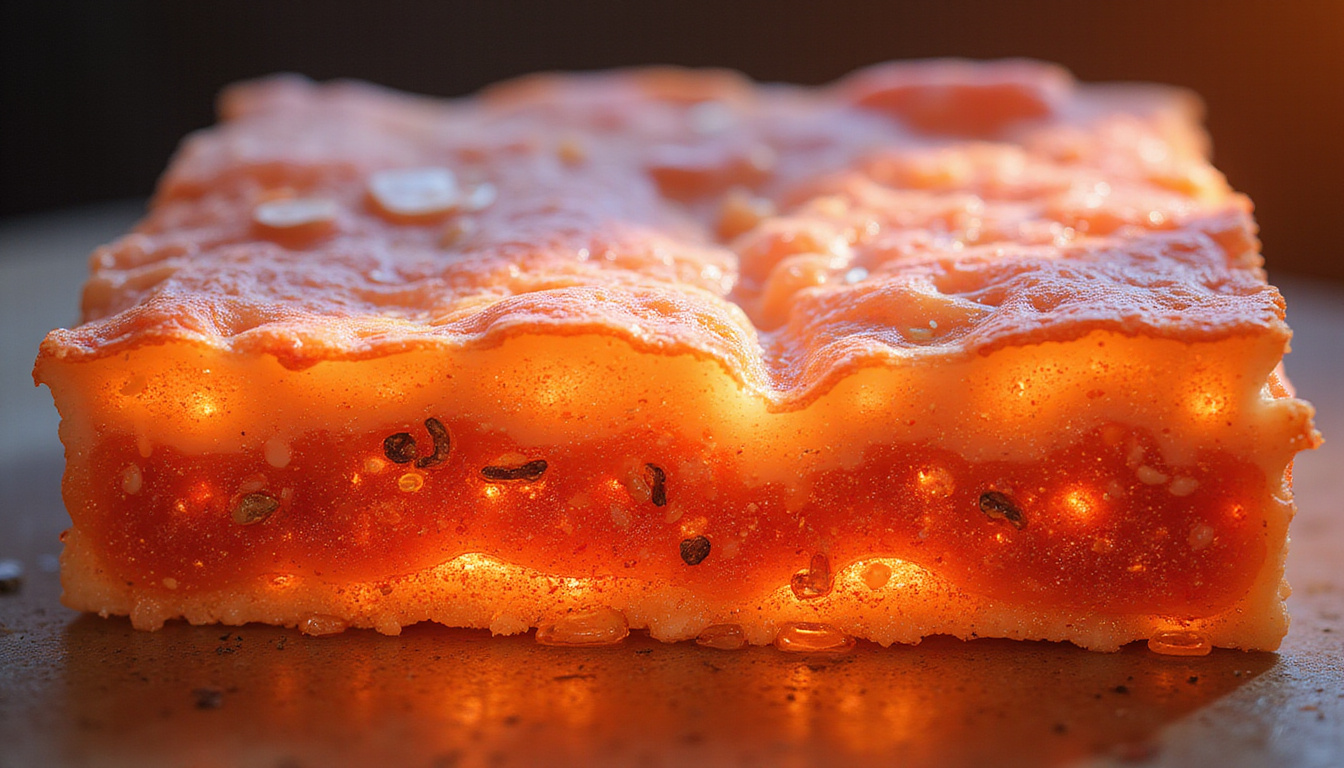 Scientific cross-section of skin TRPV1 nerves calming under capsaicin treatment, soothing blue highlights