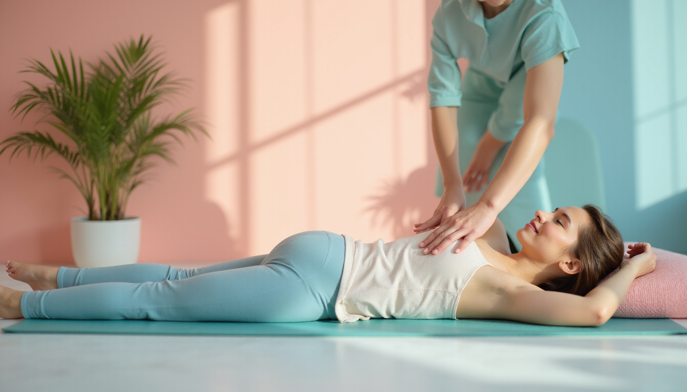  Calm therapy room: acupuncturist