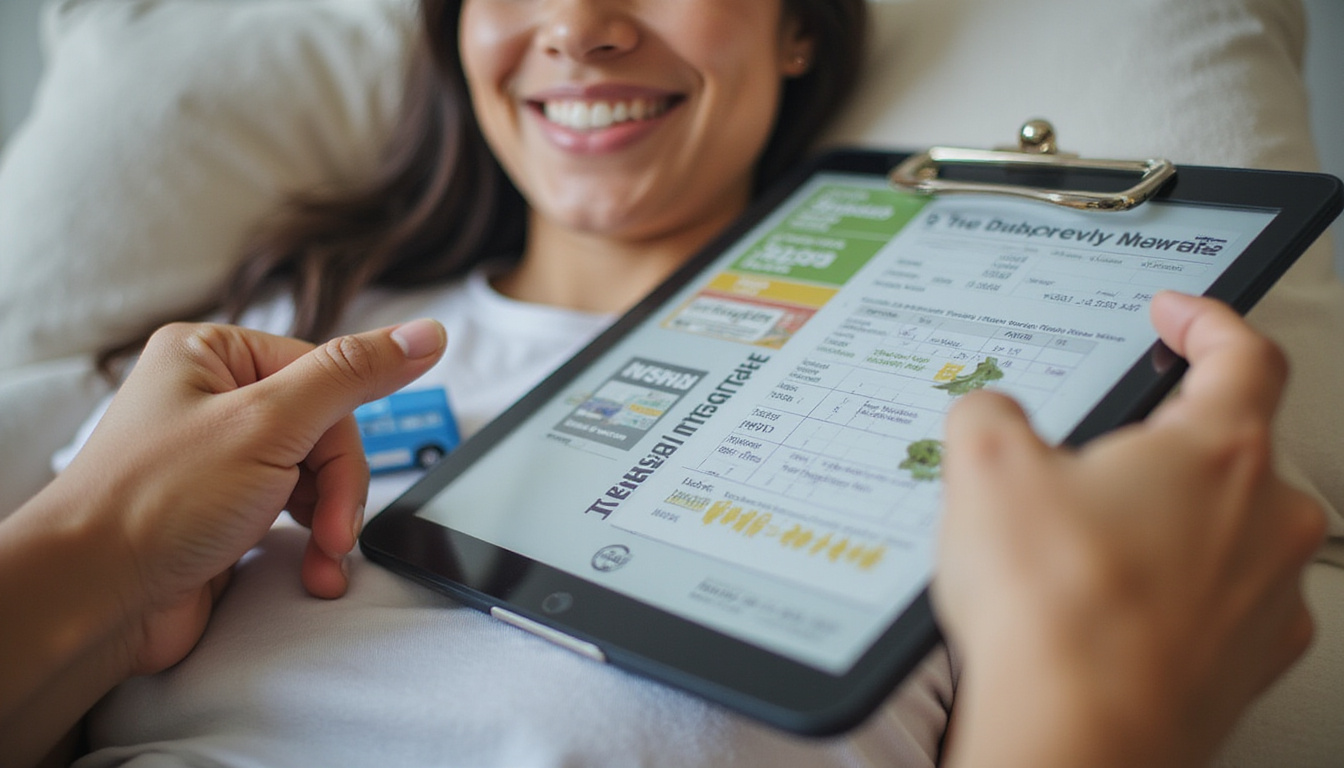  Smart homeowner comparing moving quotes on tablet, clipboard, dollar signs, trustworthy uniformed movers