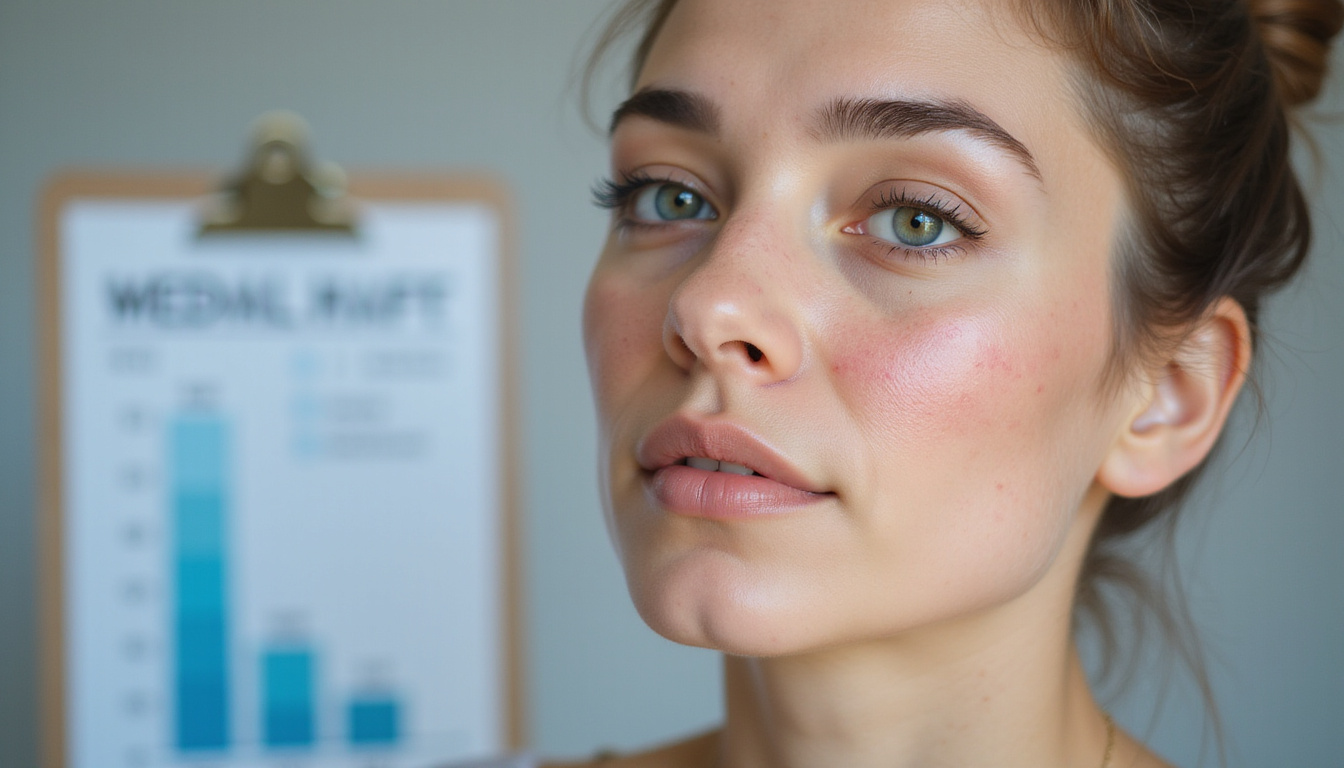  Close-up of woman