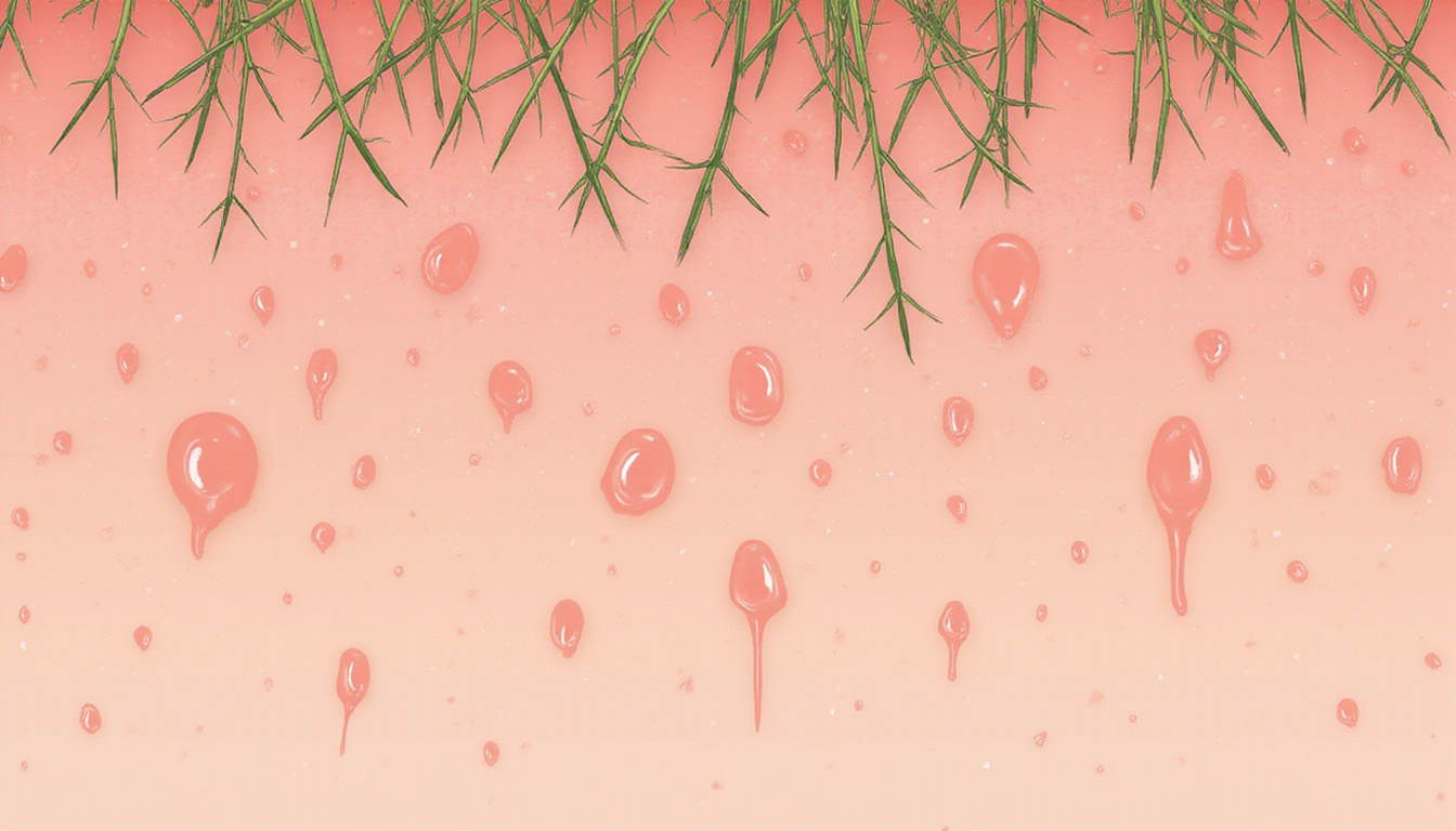  Close-up infographic of seven annotated signs: follicle caliber, density, texture, scar tissue, oiliness