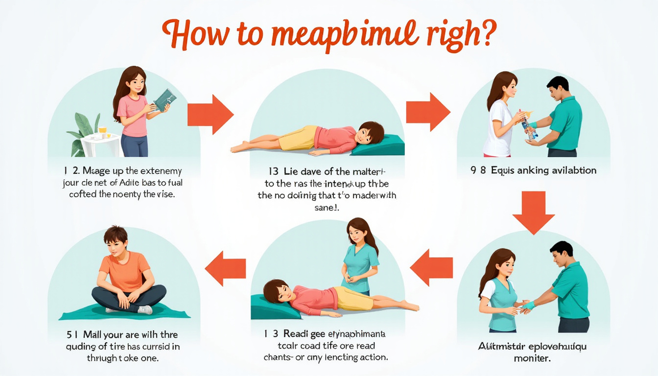 Infographic style: step-by-step immediate actions, call emergency, lie down, administer epinephrine, monitor