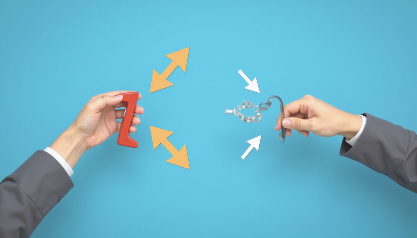  Instructional split-screen: proper grip technique versus bad grip, arrows, calm blue background