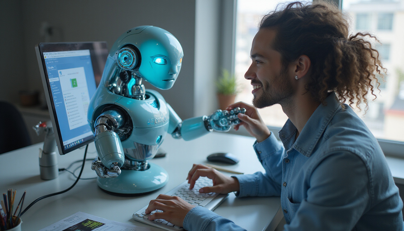  Futuristic robotic arm executing browser automation with Selenium, seamless flow, satisfied tester smiling