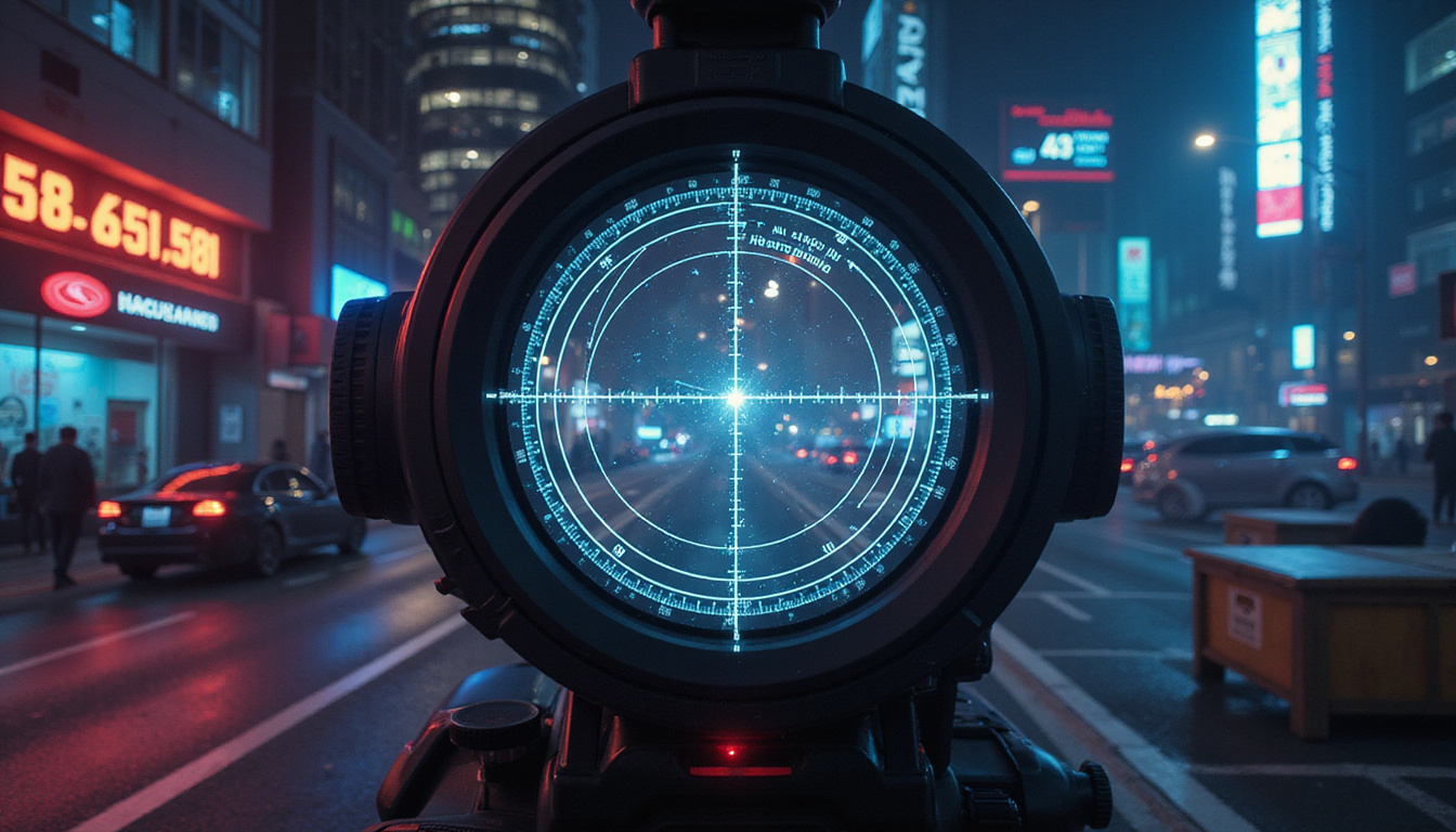 HUD-filled tactical overlay showing crosshair analytics, trajectory paths, slow-motion recoil control, esports aesthetic